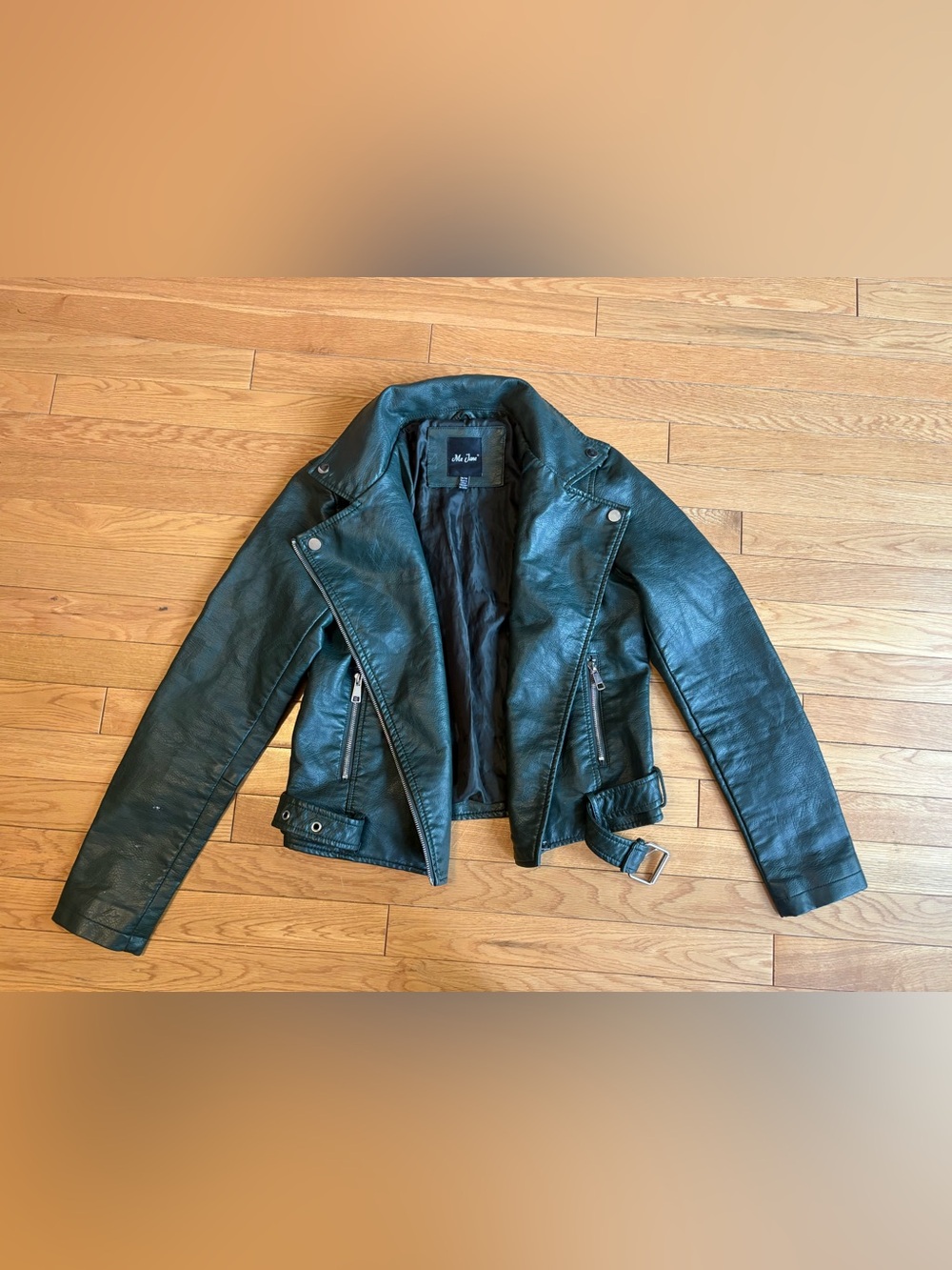 ME JANE - Leather Moto Jacket - Sz M